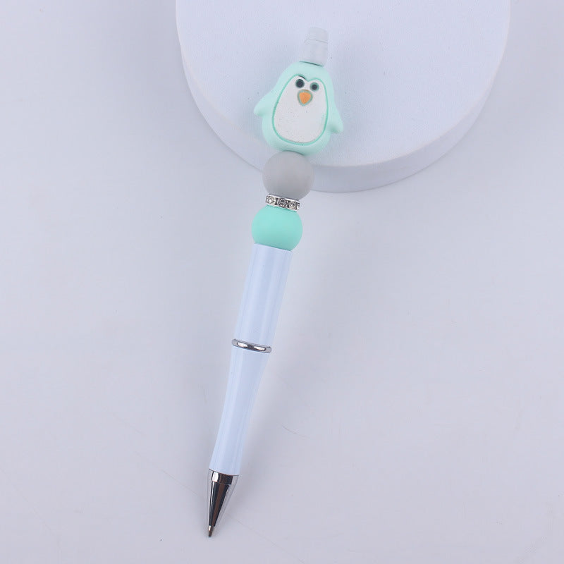Wholesale Cartoon Animal Silicone Handmade Beadable Pens